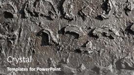  Presentation with vintage retro - Amazing presentation having modeling-of-metal-abstract-metallic backdrop and a gray colored foreground