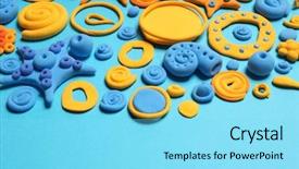  Presentation with modeling - Cool new slide set with modeling techniques from plasticine backdrop and a arctic colored foreground