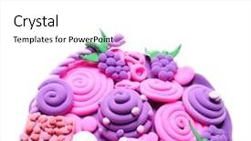  Presentation with modeling - Amazing PPT theme having modeling techniques from plasticine backdrop and a white colored foreground