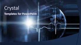  Presentation with cardiology - Colorful slides enhanced with moderm-medicine-cardiology-mixed-media backdrop and a ocean colored foreground