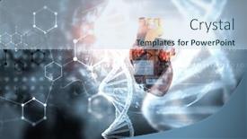  Presentation with cardiology - Slide deck featuring moderm-medicine-cardiology-mixed-media background and a sky blue colored foreground