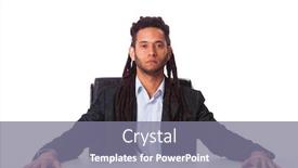  Presentation with powerful - Beautiful slide deck featuring modern-and-powerful-rastafari-businessman backdrop and a gray colored foreground