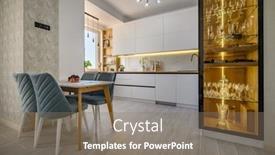  Presentation with apartment - Presentation with modern-and-stylish-white-studio background and a gray colored foreground