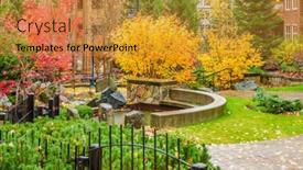  Presentation with modern building - Presentation consisting of modern-apartment-building-with-beautiful background and a  colored foreground