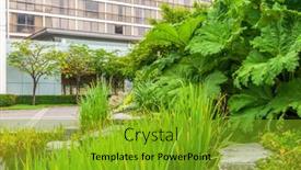  Presentation with apartment buildings - Colorful presentation design enhanced with modern-apartment-buildings-in-vancouver backdrop and a gold colored foreground