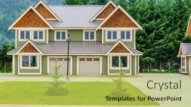  Presentation with apartment buildings - Slides with modern-apartment-buildings-in-vancouver background and a yellow colored foreground