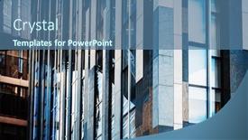  Presentation with architecture - Colorful PPT theme enhanced with modern-architecture-in-leipzig-germany backdrop and a ocean colored foreground