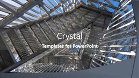  Presentation with czech republic - Presentation theme having modern-architecture-lookout-tower-velka background and a dark gray colored foreground