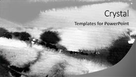  Presentation with abstract art - PPT theme consisting of modern art - abstract ink background 5 background and a light gray colored foreground