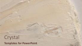  Presentation with modern color - Presentation theme with modern-art-acrylic-smear-blot background and a mint green colored foreground