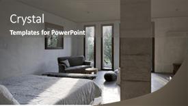  Presentation with bedroom modern - Slide set enhanced with modern-bedroom-of-a-designer and a  colored foreground