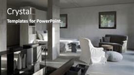  Presentation with bedroom modern - Slide set featuring modern-bedroom-of-a-designer and a dark gray colored foreground