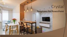  Presentation with teal design - Amazing presentation theme having modern-brand-new-orange-white backdrop and a coral colored foreground