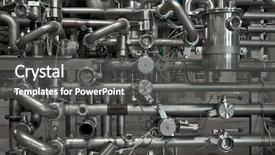  Presentation with water pipe - Slide deck consisting of modern brewery vol 4 pipes background and a dark gray colored foreground