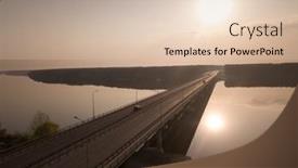  Presentation with buildings - Colorful PPT layouts enhanced with modern-buildings-bridge-with-empty backdrop and a lemonade colored foreground