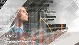  Presentation with modern - Colorful theme enhanced with modern business lifestyle mixed media backdrop and a coral colored foreground