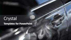  Presentation with workshop - PPT layouts enhanced with modern-car-in-a-detailing background and a dark gray colored foreground