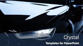  Presentation with workshop - Theme with modern-car-in-a-detailing background and a ocean colored foreground