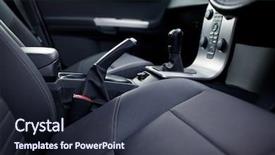  Presentation with modern color - Audience pleasing theme consisting of modern car interior shallow dof backdrop and a tawny brown colored foreground