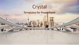  Presentation with business vision - Amazing presentation theme having modern city skyline traffic backdrop and a lemonade colored foreground