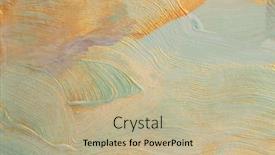  Presentation with modern color - Slide set featuring modern-close-up-oil background and a mint green colored foreground