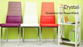  Presentation with modern color - Slide set consisting of stock market trade finance exchange background and a sky blue colored foreground