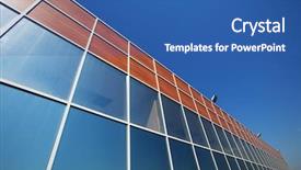  Presentation with property - Audience pleasing slides consisting of modern commercial building backdrop and a ocean colored foreground