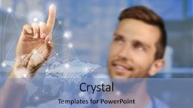  Presentation with medical concept - Amazing slide set having modern computer interface modern medical backdrop and a light blue colored foreground