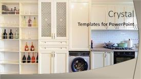  Presentation with minimalistic - Cool new theme with modern-cream-colored-kitchen-interior backdrop and a lemonade colored foreground