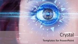  Presentation with cyber - Amazing theme having modern cyber girl with technolgy backdrop and a  colored foreground