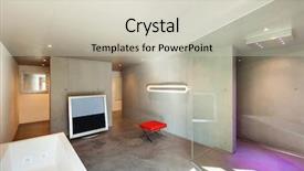  Presentation with interior design - Beautiful presentation theme featuring modern design interior house bathroom with television backdrop and a soft green colored foreground