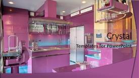  Presentation with modern elegant - Slides consisting of modern elegant purple and blue background and a violet colored foreground