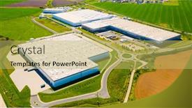  Presentation with carbon footprint - Presentation theme consisting of modern-european-industry-with-low background and a yellow colored foreground