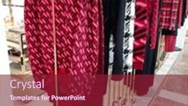  Presentation with hang - Slides featuring modern-fashion-women-colorful-clothes background and a violet colored foreground