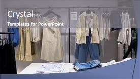  Presentation with hang - Slides enhanced with modern-fashion-women-colorful-clothes background and a  colored foreground