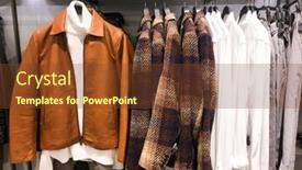  Presentation with brand - Amazing presentation design having modern-fashionable-brand-interior backdrop and a tawny brown colored foreground