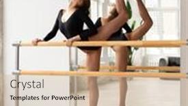  Presentation with black female - Presentation design with modern-female-dancer-in-black background and a soft green colored foreground