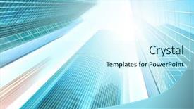  Presentation with architecture futuristic - Cool new PPT layouts with modern futuristic commercial city business backdrop and a  colored foreground