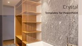  Presentation with minimalist - Amazing PPT layouts having modern-home-interior-with-white backdrop and a coral colored foreground