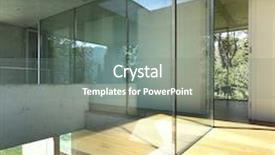  Presentation with interior - Slides having modern house interior view background and a gray colored foreground