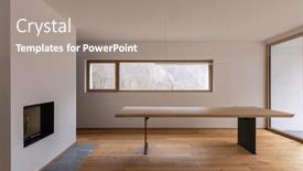  Presentation with house forest - Slide set enhanced with modern-house-interior-with-white background and a gray colored foreground