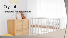  Presentation with room interior design - PPT layouts featuring modern interior design of baby background and a white colored foreground
