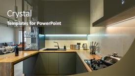  Presentation with luxury - Theme enhanced with modern-large-luxury-dark-gray background and a tawny brown colored foreground