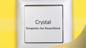  Presentation with light - Cool new theme with modern light switch on yellow backdrop and a light gray colored foreground