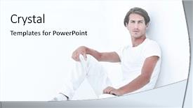  Presentation with us mexico border wall separating - PPT theme with modern logic - pensive boy sitting near background and a white colored foreground