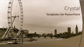  Presentation with old london - 