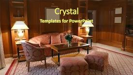  Presentation with bedroom modern - Audience pleasing presentation consisting of modern luxurious bedroom decor images on the wall are traced- clipping path included so you can put in the image of your choice backdrop and a tawny brown colored foreground