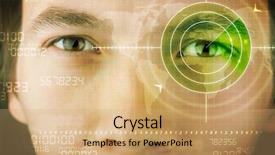  Presentation with cyber terrorism - Theme with male pediatrician doctor examining small background and a gray colored foreground