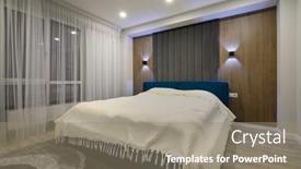  Presentation with bedroom modern - Theme consisting of modern-master-bedroom-with-trendy background and a gray colored foreground