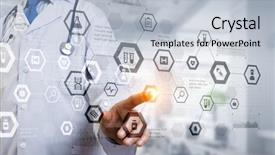  Presentation with modern - Colorful PPT layouts enhanced with modern medical technologies concept mixed backdrop and a lemonade colored foreground